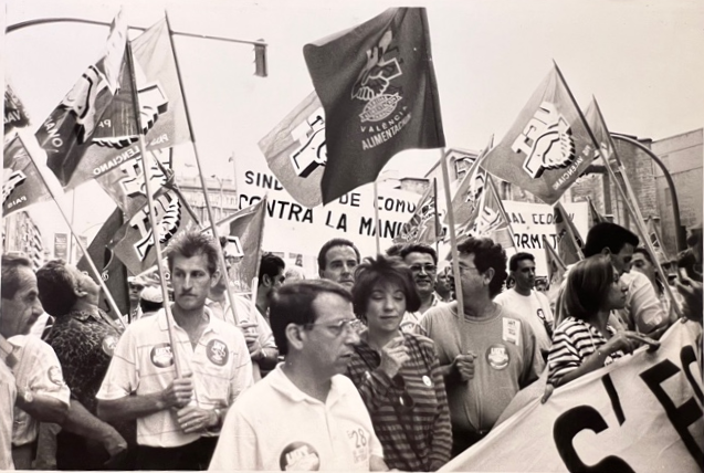 Manifestación Sindical UGT en Valencia (~1990). Huelga General San Agustín Image